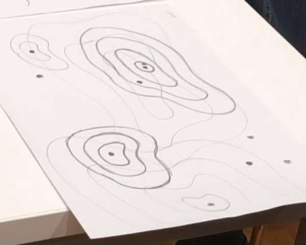 Working with the architecture students